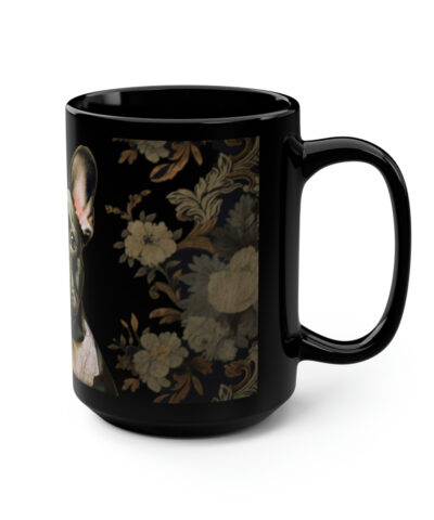 88132 46 400x480 - Boho French Bulldog Portrait | 15 oz Coffee Mug | Perfect Gift for the Frenchie Lover
