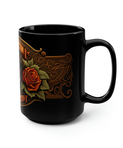 88132 487 400x480 - Western Cowboy Leatherwork Utah Skull 15 oz Coffee Mug Gift