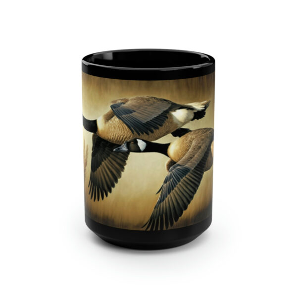 Vintage Victorian Canadian Geese Flying 15 oz Coffee Mug Gift