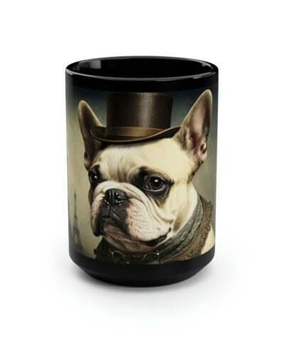 88132 54 400x480 - Frenchy in Paris | French Bulldog Portrait | 15 oz Coffee Mug | Perfect Gift for the Frenchie Lover