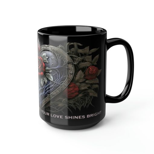 Mom Mug – “In the darkest of nights, your love shines through” – 15 oz Coffee Mug – Mother’s Day Gift, Mom Birthday Gift, Mama Gift, Best Mom