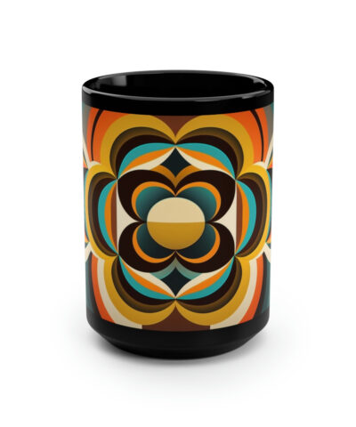 88132 666 400x480 - Mid Century Modern Geometric Pattern - 15 oz Coffee Mug