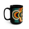 Mid Century Modern Geometric Pattern - 15 oz Coffee Mug