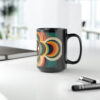 Mid Century Modern Geometric Pattern - 15 oz Coffee Mug