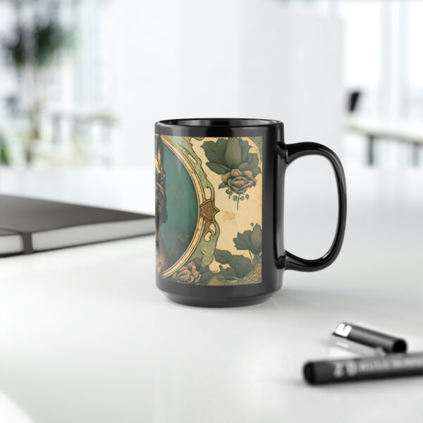 Art Nouveau French Bulldog Portrait | 15 oz Coffee Mug | Perfect Gift for the Frenchie Lover