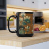 Mid Century Modern Siamese Cat - 15 oz Coffee Mug