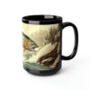 Vintage Trout Jumping in Mountain Stream - 15 oz Coffee Mug - Fishing fisherman Mug