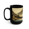 Vintage Hiking Fishing in Rocky Mountain Stream - 15 oz Coffee Mug