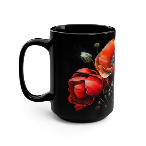 Red Poppies – 15 oz Coffee Mug