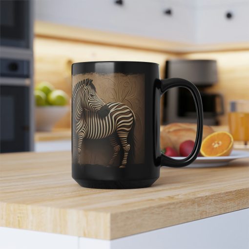 Zebra Pair – 15 oz Coffee Mug – Zebra Mug, Zebra Coffee Mug, Zebra Gift, Zebra Gifts, Zebra Coffee Mug, Zebra Lover Gift, Zebra Lover Gifts, Safari Gift