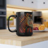 Bright Zebra Pair - 15 oz Coffee Mug - Zebra Mug, Zebra Coffee Mug, Zebra Gift, Zebra Gifts, Zebra Coffee Mug, Zebra Lover Gift, Zebra Lover Gifts, Safari Gift