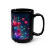Happy Panda with Hearts - 15 oz Coffee Mug