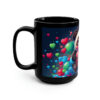 Happy Panda with Hearts - 15 oz Coffee Mug