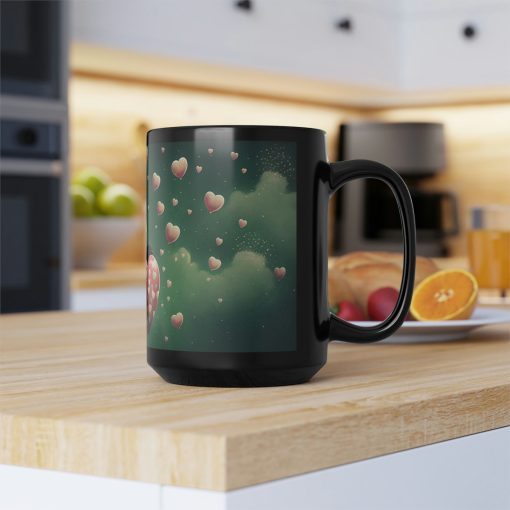 Sad Panda with Hearts – 15 oz Coffee Mug