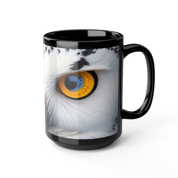 Snowy Owl Eyes – 15 oz Coffee Mug