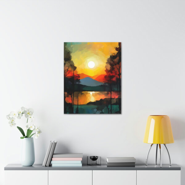 Abstract Style Landscape | Canvas Gallery Wraps