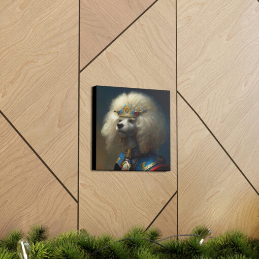 Visiting Poodle Princess Canvas Gallery Wraps