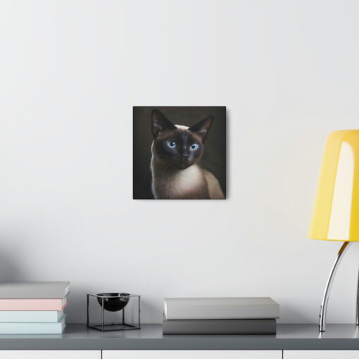 Siamese Cat Portrait Canvas Gallery Wraps