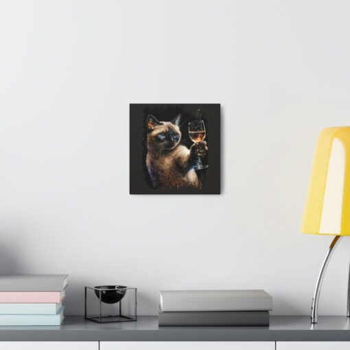 Chin chin! Siamese Cat Canvas Gallery Wraps