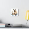 Retro "Time to Relax" Siamese Cat Canvas Gallery Wraps