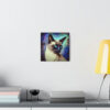 Acrylic Paint "Midnight" Siamese Cat Canvas Gallery Wraps