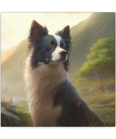 34244 124 400x480 - Noble Sheep Herder Border Collie Frame Canvas Gallery Wraps