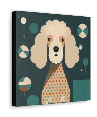 34244 193 400x480 - Mid-Century Modern Poodle Canvas Gallery Wraps