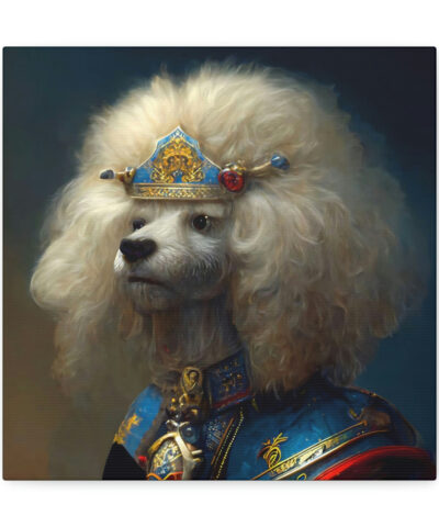 34244 204 400x480 - Visiting Poodle Princess Canvas Gallery Wraps