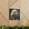 Visiting Poodle Princess Canvas Gallery Wraps