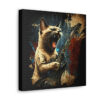 Siamese Cat Wailing on Guitar Canvas Gallery Wraps