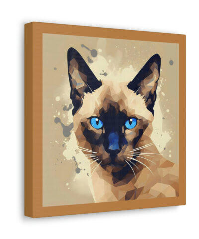 34244 268 400x480 - Retro Art Deco Mid-Century Modern Siamese Cat Canvas Gallery Wraps