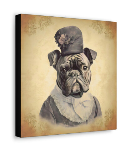34244 27 400x480 - Vintage Victorian "Grandma" French Bulldog Canvas Gallery Wraps