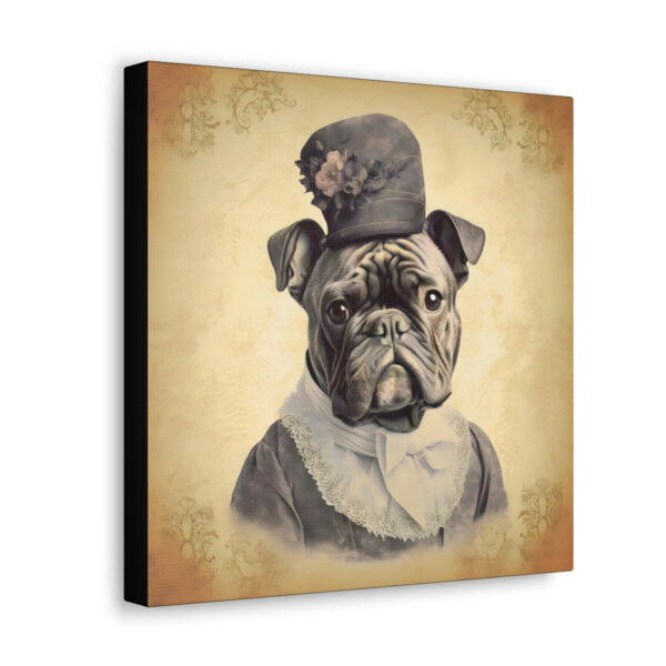 Vintage Victorian “Grandma” French Bulldog Canvas Gallery Wraps