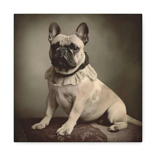 Vintage Victorian “Jess” French Bulldog Canvas Gallery Wraps
