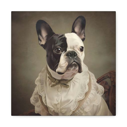 Vintage Victorian “Ben’s Sister” French Bulldog Canvas Gallery Wraps