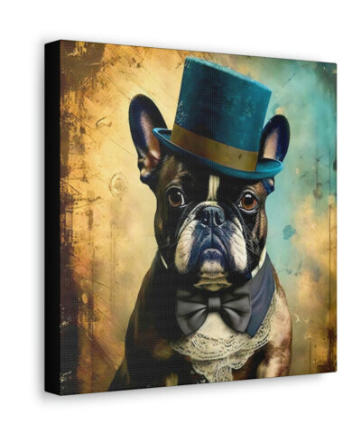 34244 90 400x480 - Grunge French Bulldog Gentleman Canvas Gallery Wraps