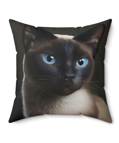 41530 36 400x480 - Siamese Cat Portrait Square Pillow