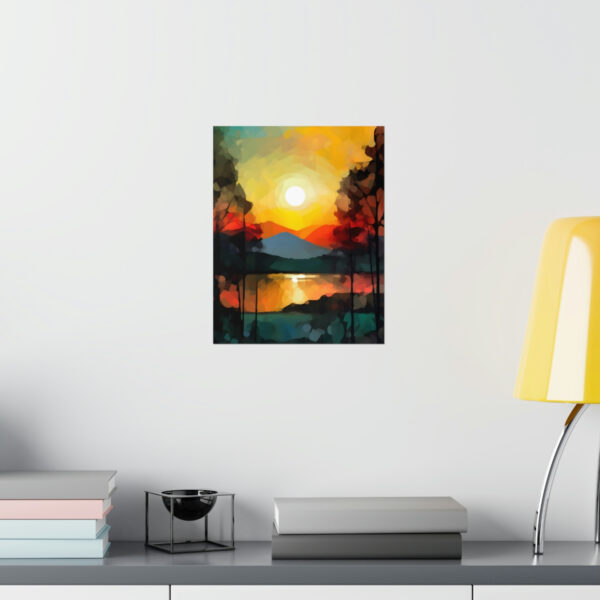 Abstract Landscape | Premium Matte Vertical Posters