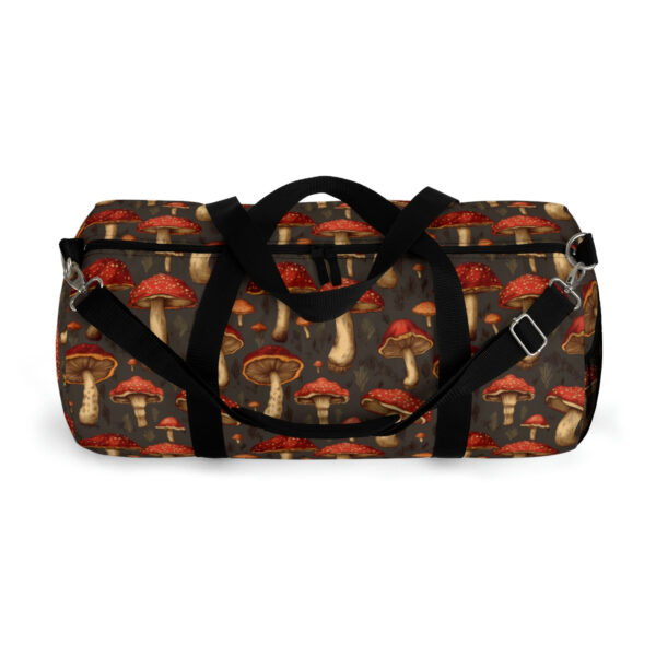 Magic Mushroom Amanita Muscaria Duffel Bag – Take a trip back to the 60’s with this hippy inspired fairycore duffle