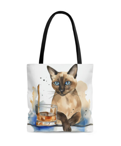 45127 100 400x480 - Retro "Time to Relax" Siamese Cat Tote Bag