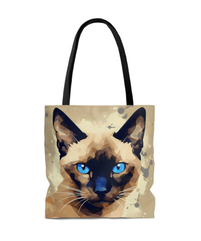 45127 109 400x480 - Retro Art Deco Mid-Century Modern Siamese Cat Tote Bag