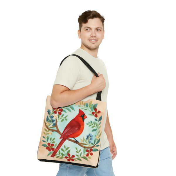 Cardinal Tote Bag – Cute Cottagecore Totebag Makes the Perfect Gift