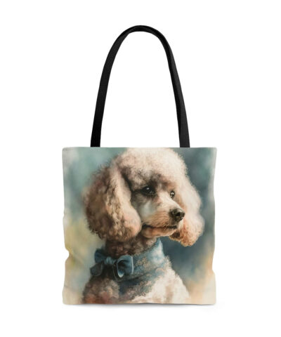 45127 36 400x480 - Victorian Watercolor Poodle Portrait Tote Bag
