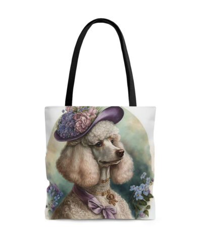 45127 44 400x480 - Victorian Watercolor Poodle Portrait Tote Bag