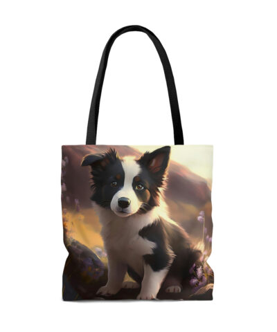 45127 69 400x480 - Anime Style Border Collie Puppy Tote Bag
