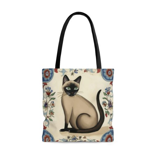 Siamese Cat Tote Bag – Cute Cottagecore Totebag Makes the Perfect Gift