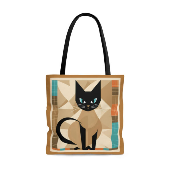 Mid-Century Modern Siamese Cat Tote Bag
