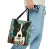 Border Collie Tote Bag - Cute Cottagecore Totebag Makes the Perfect Gift
