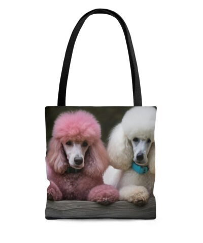 45129 77 400x480 - Pretty Pink Poodle Tote Bag
