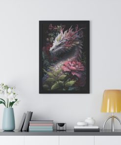 Lady Dragon | Framed Vertical Poster